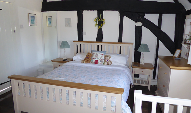 bedroom at daisy cottage