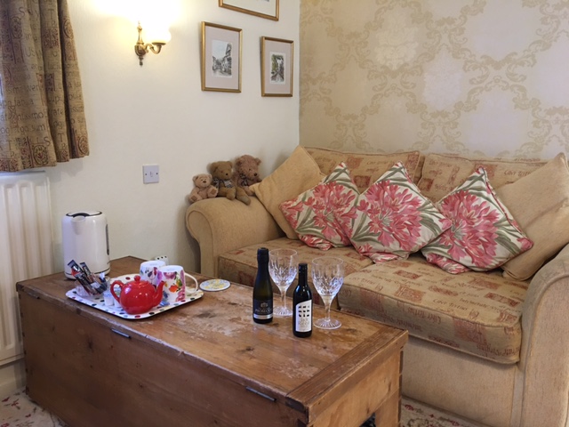 Sitting area inside the Elfrida room