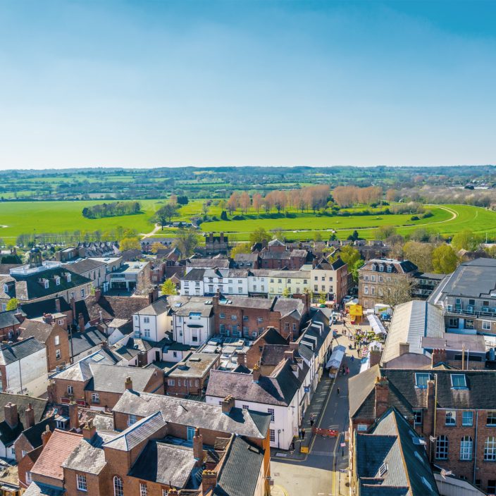 An Ariel view of Warwick