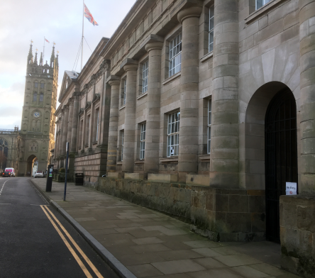 Old buildings in Warwick