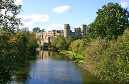 A view of Warwick Castle