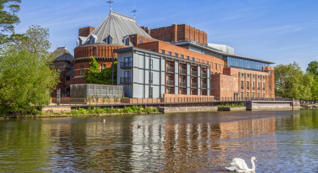 view of the rsc over the river