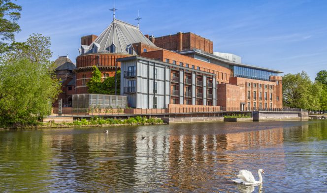 view of the rsc over the river